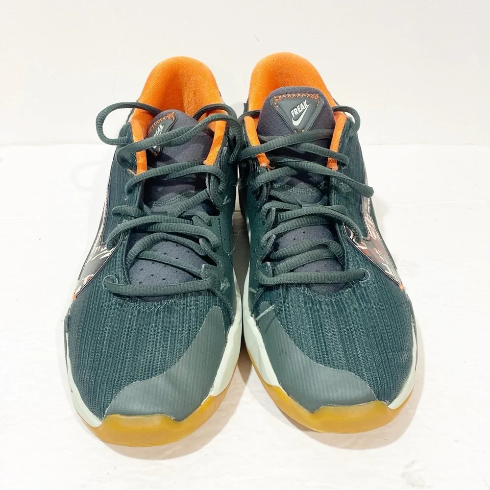 Nike Zoom‎ Freak 2 Ashiko Boys Size 7 Youth Sneakers Green Giannis Camo